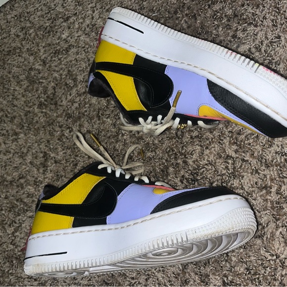 Nike Air Force 1 AF1 Shadow Sisterhood Dark Sulfur - Picture 6 of 8